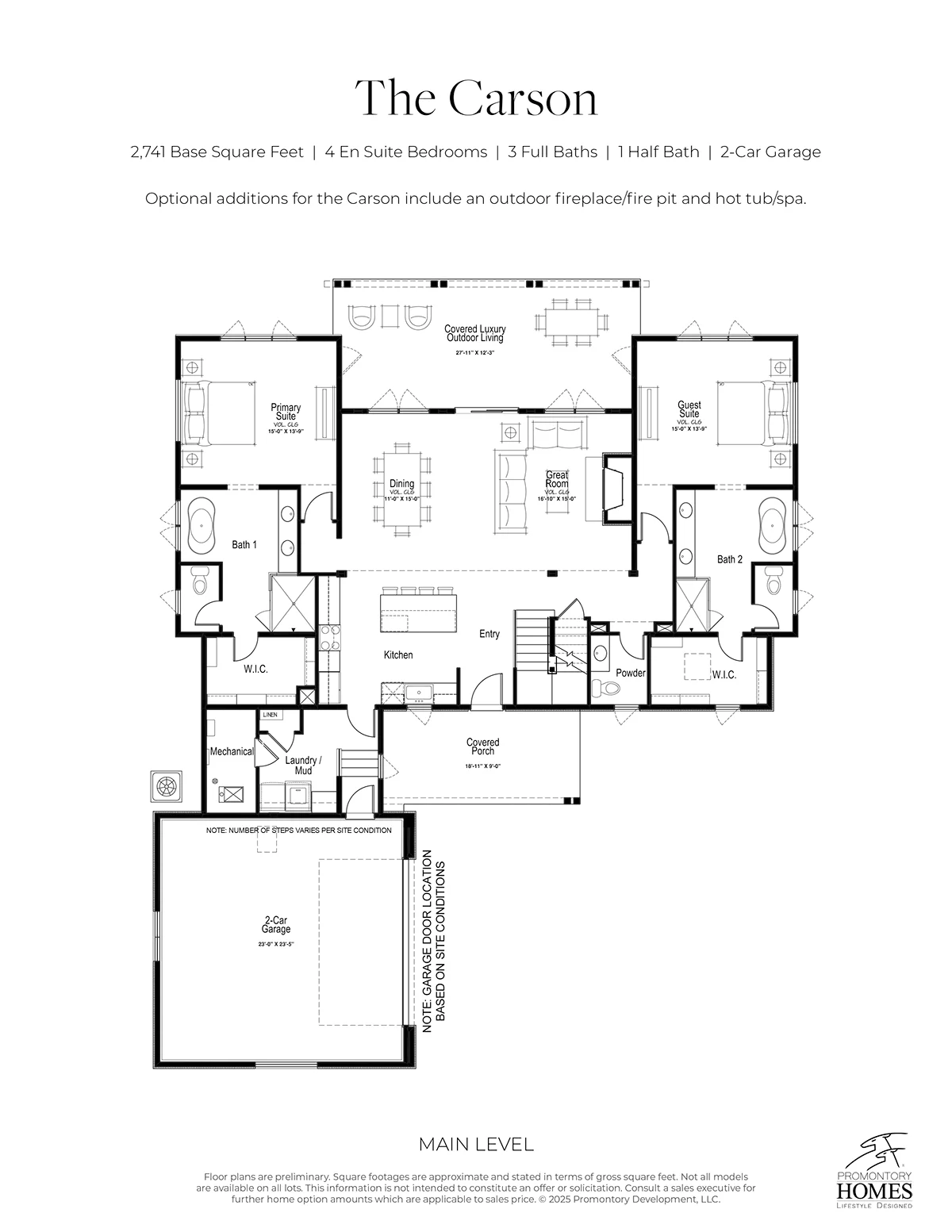 The Carson floorplan