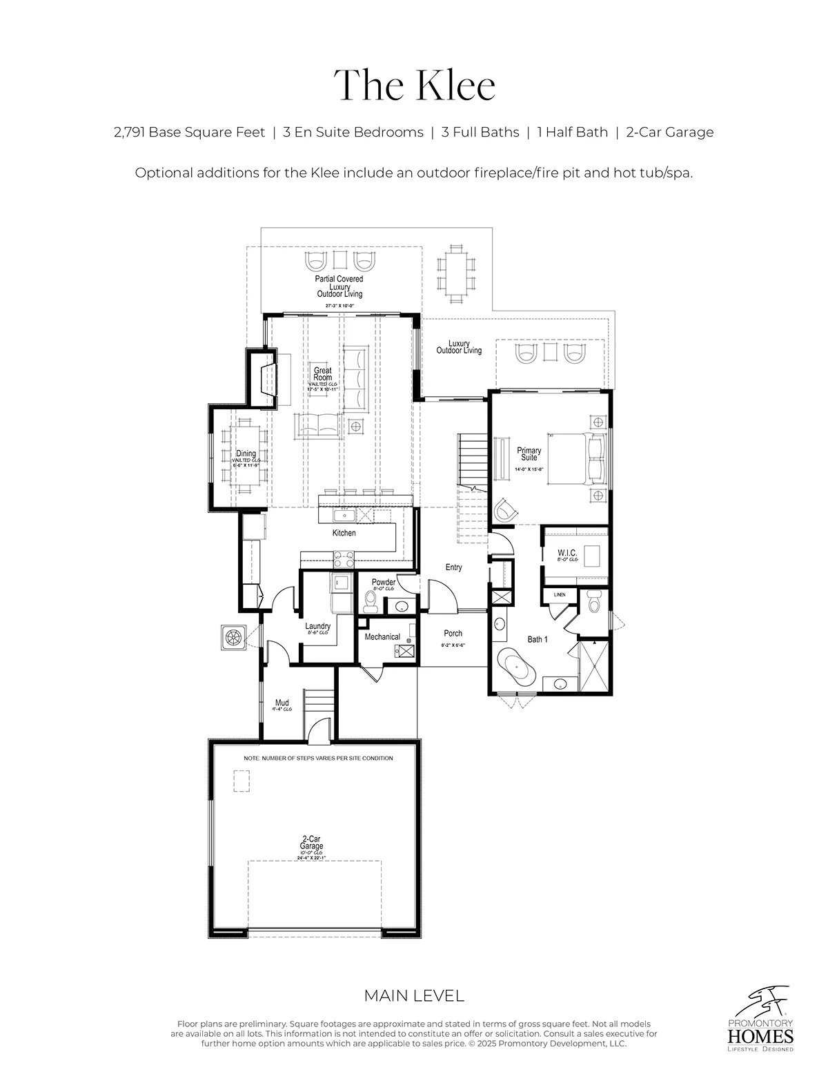 The Klee floorplan