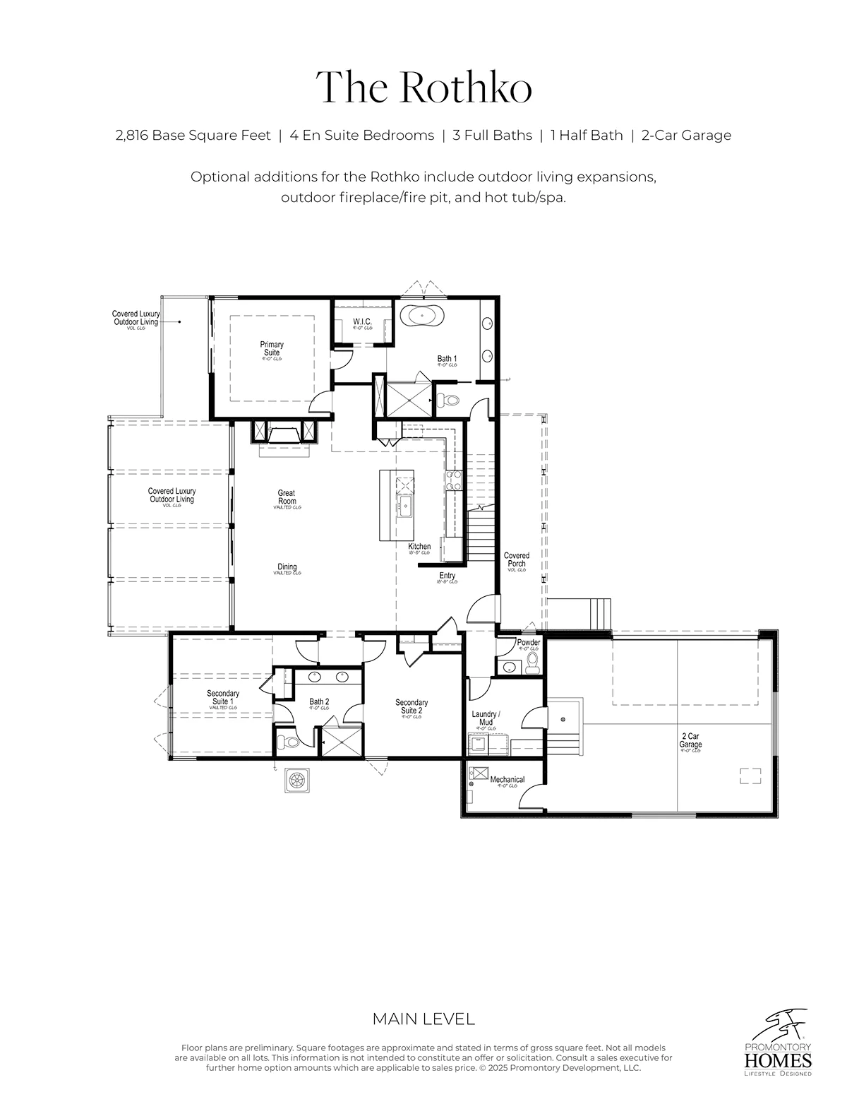 The Rothko floorplan