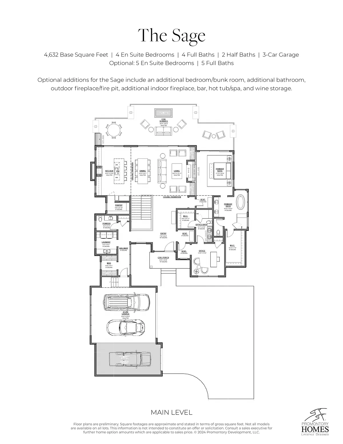 The Sage floorplan