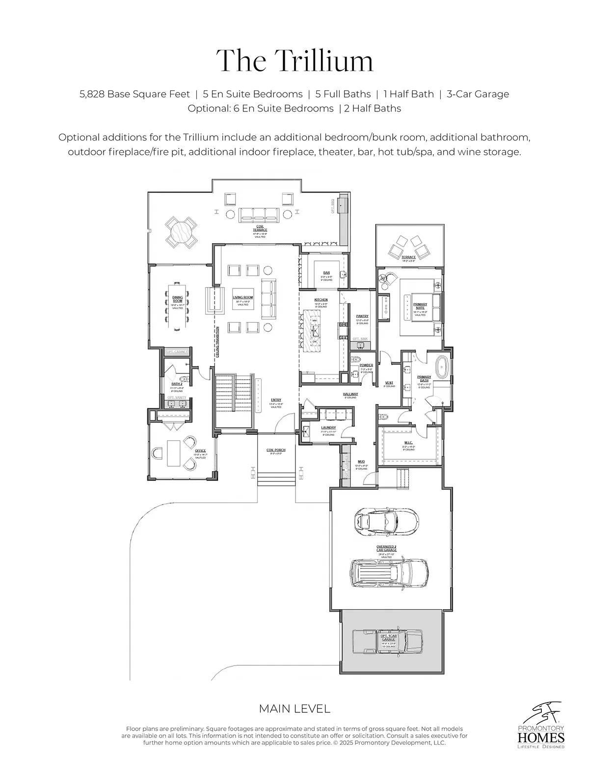The Trillium floorplan