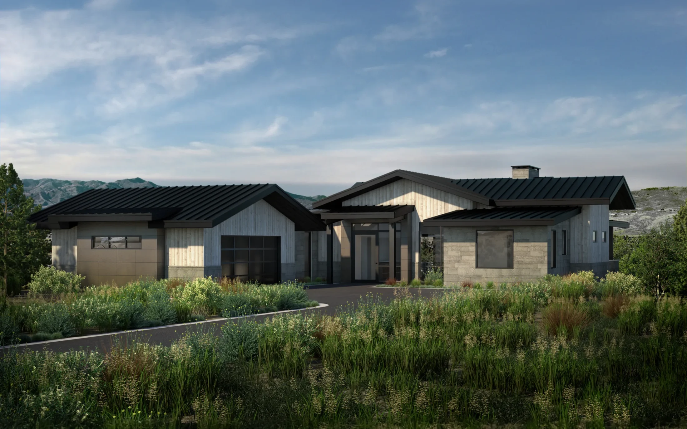 The Lupine front exterior rendering