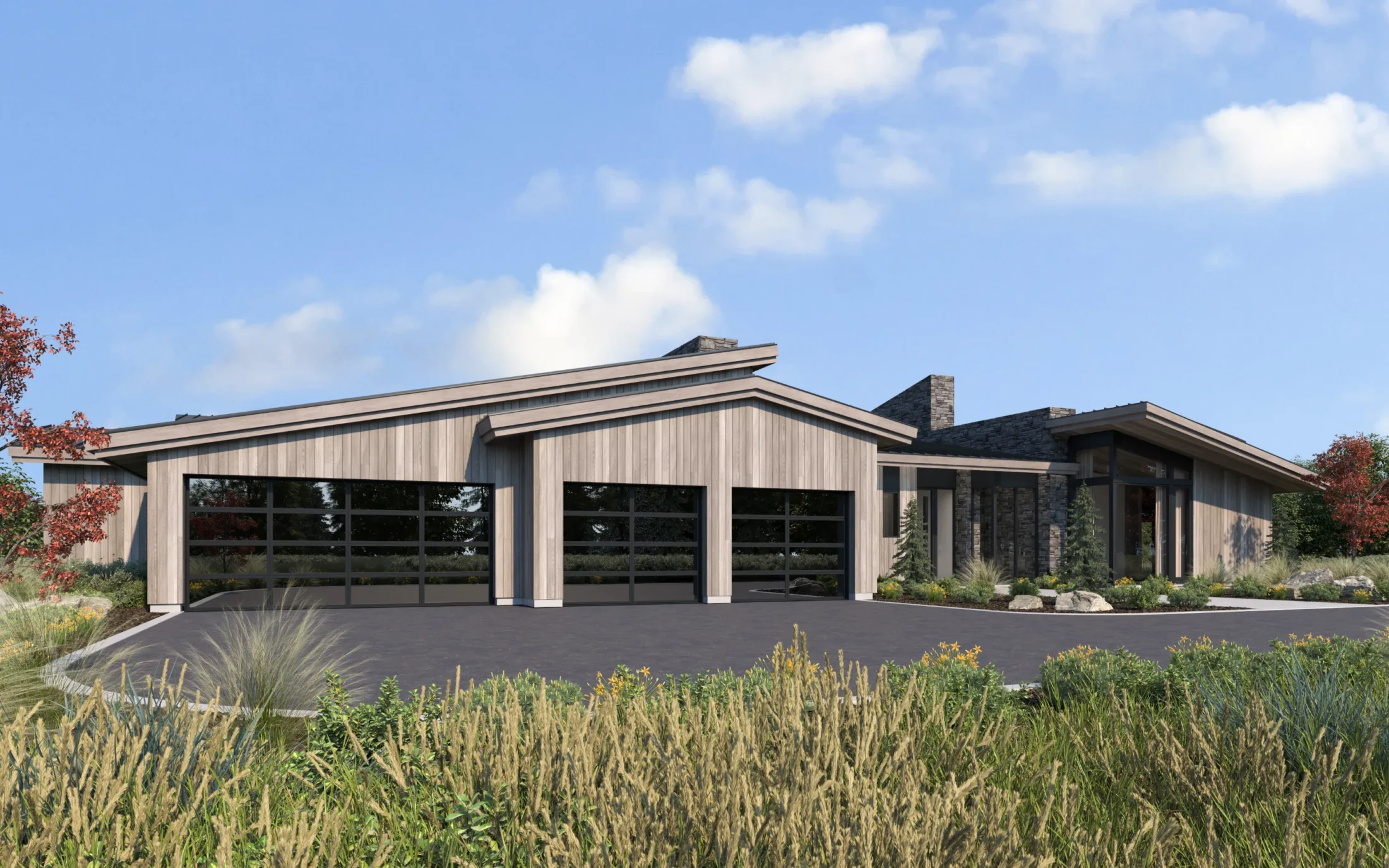 The Pollock front exterior rendering