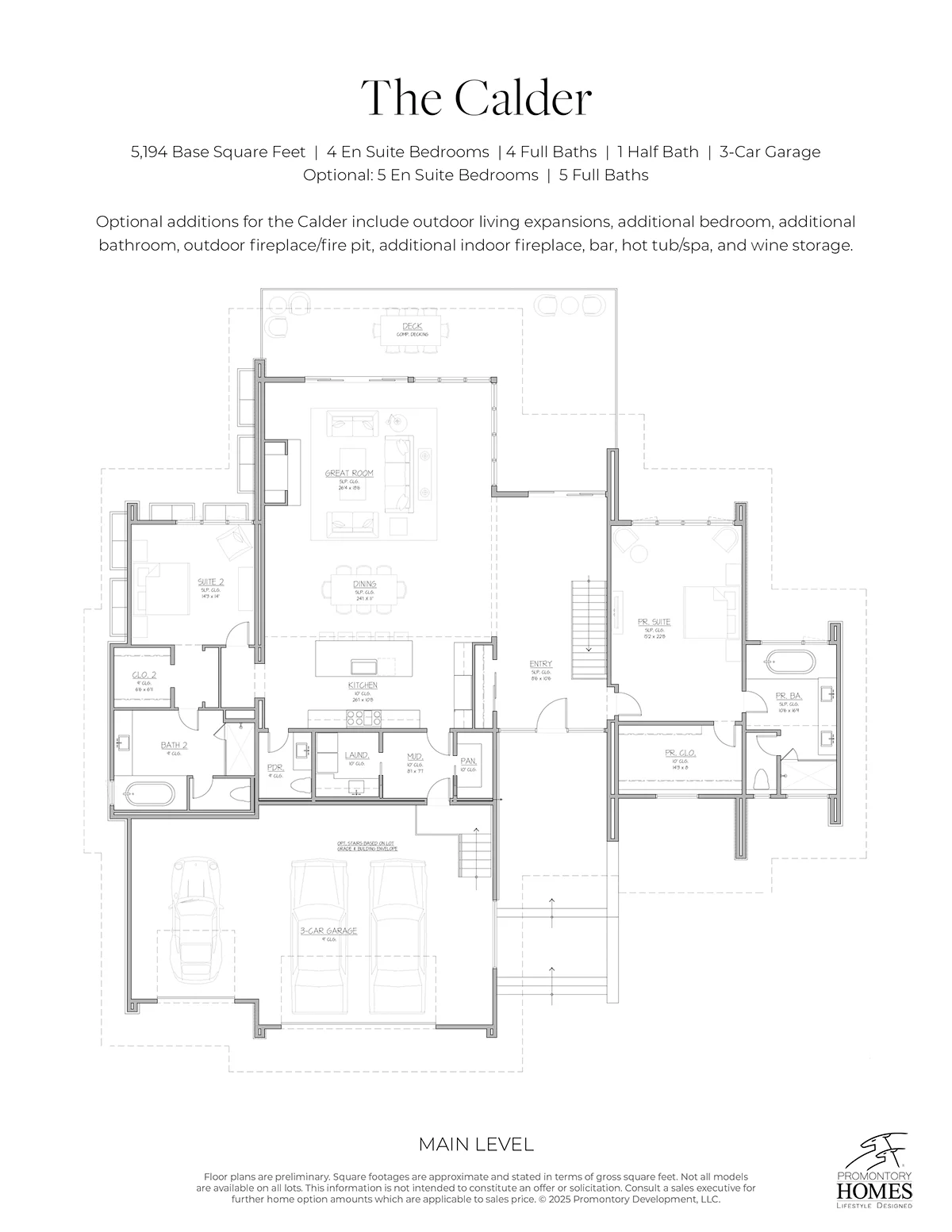 The Calder floorplan