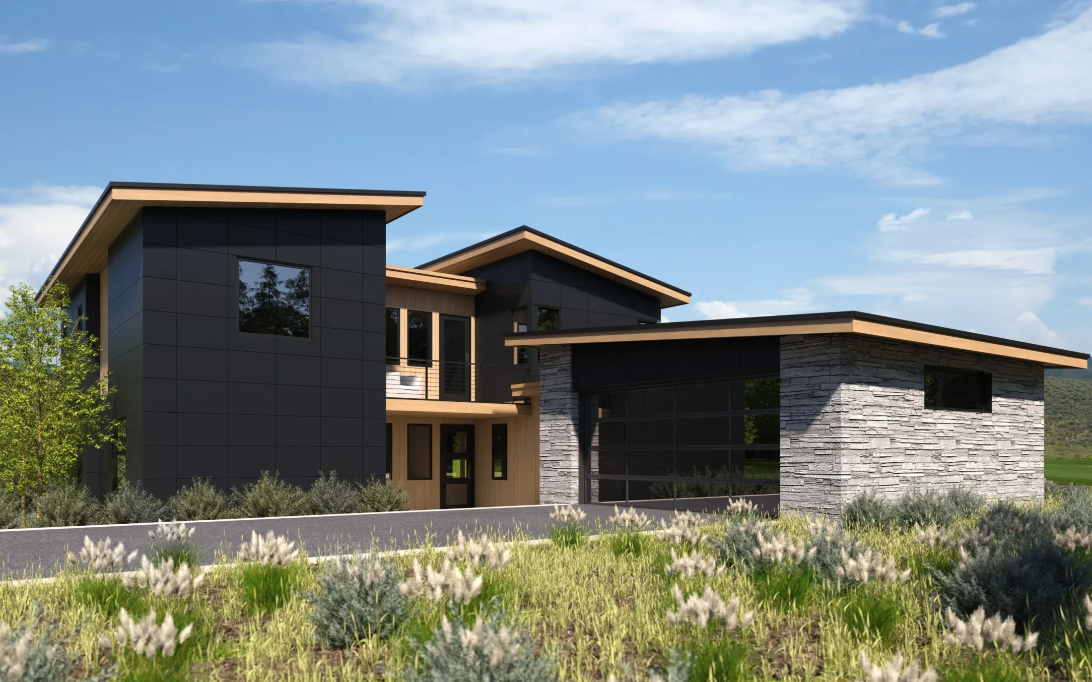 The Astor front exterior rendering