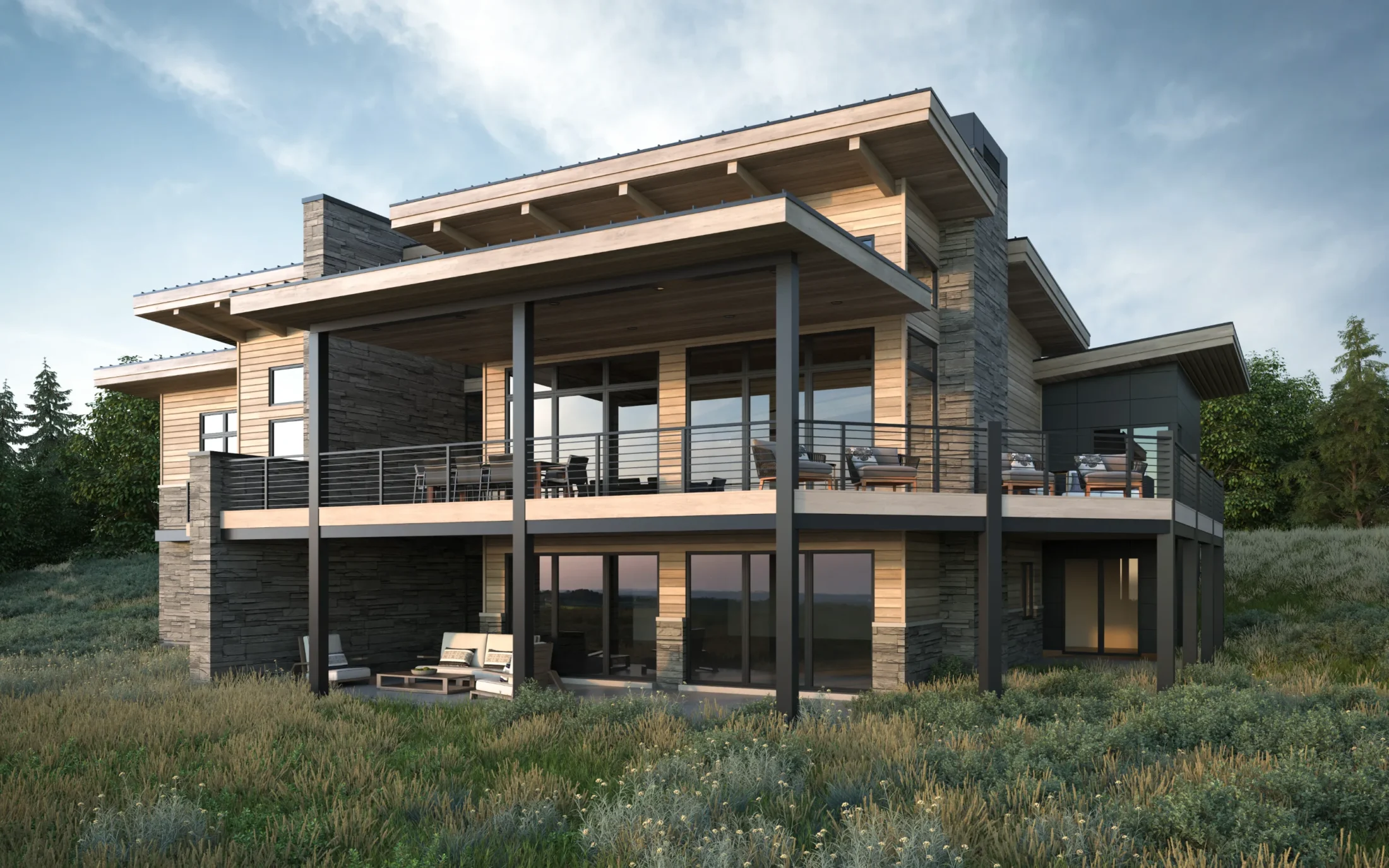 The Escher Plus back exterior