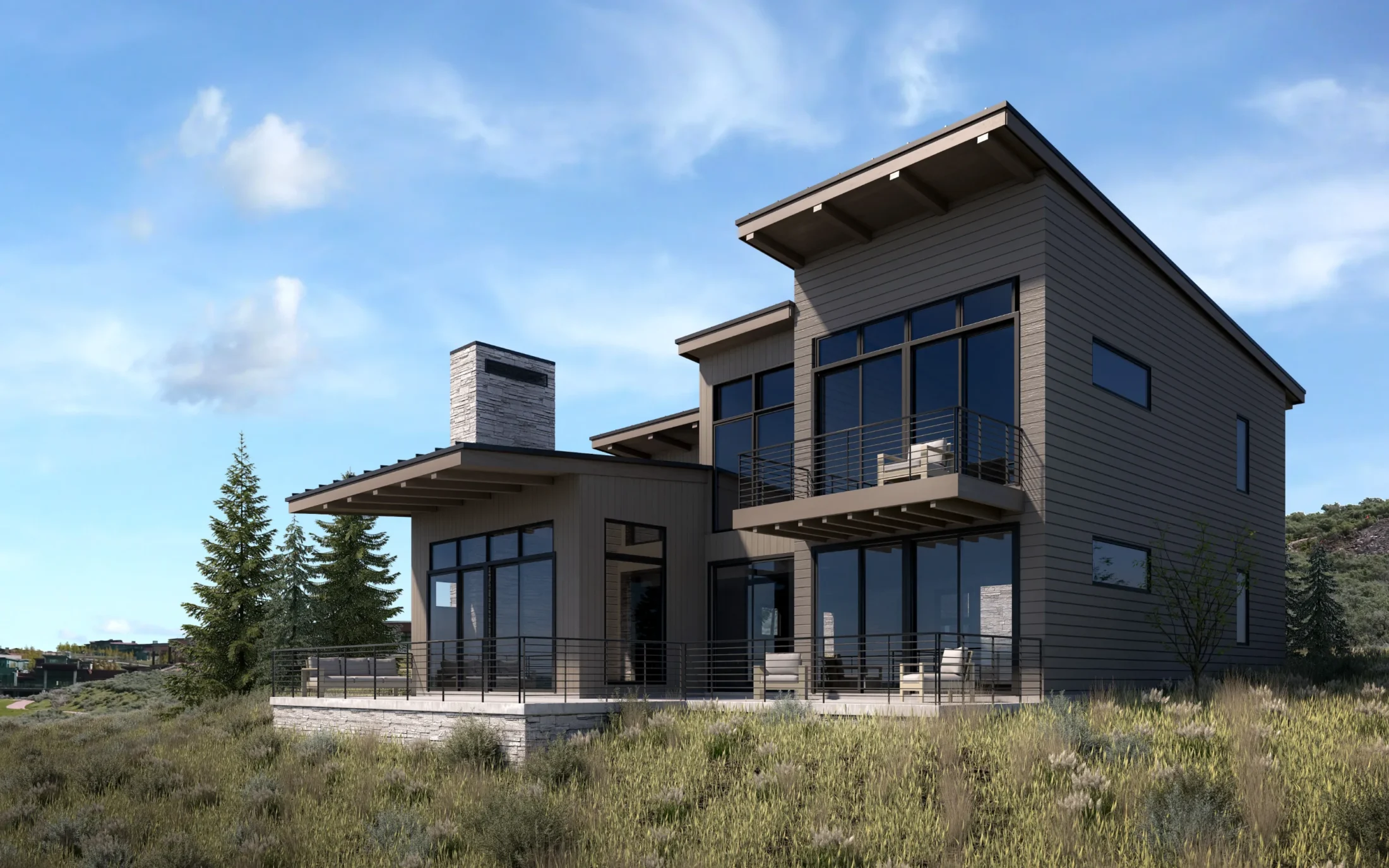 The Klee back exterior rendering