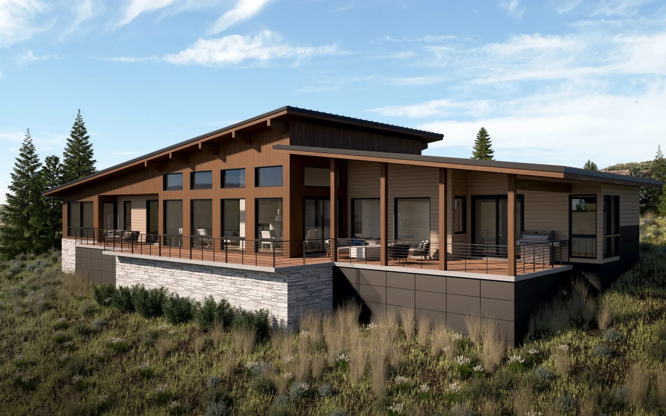 The Miro Ascent back exterior rendering