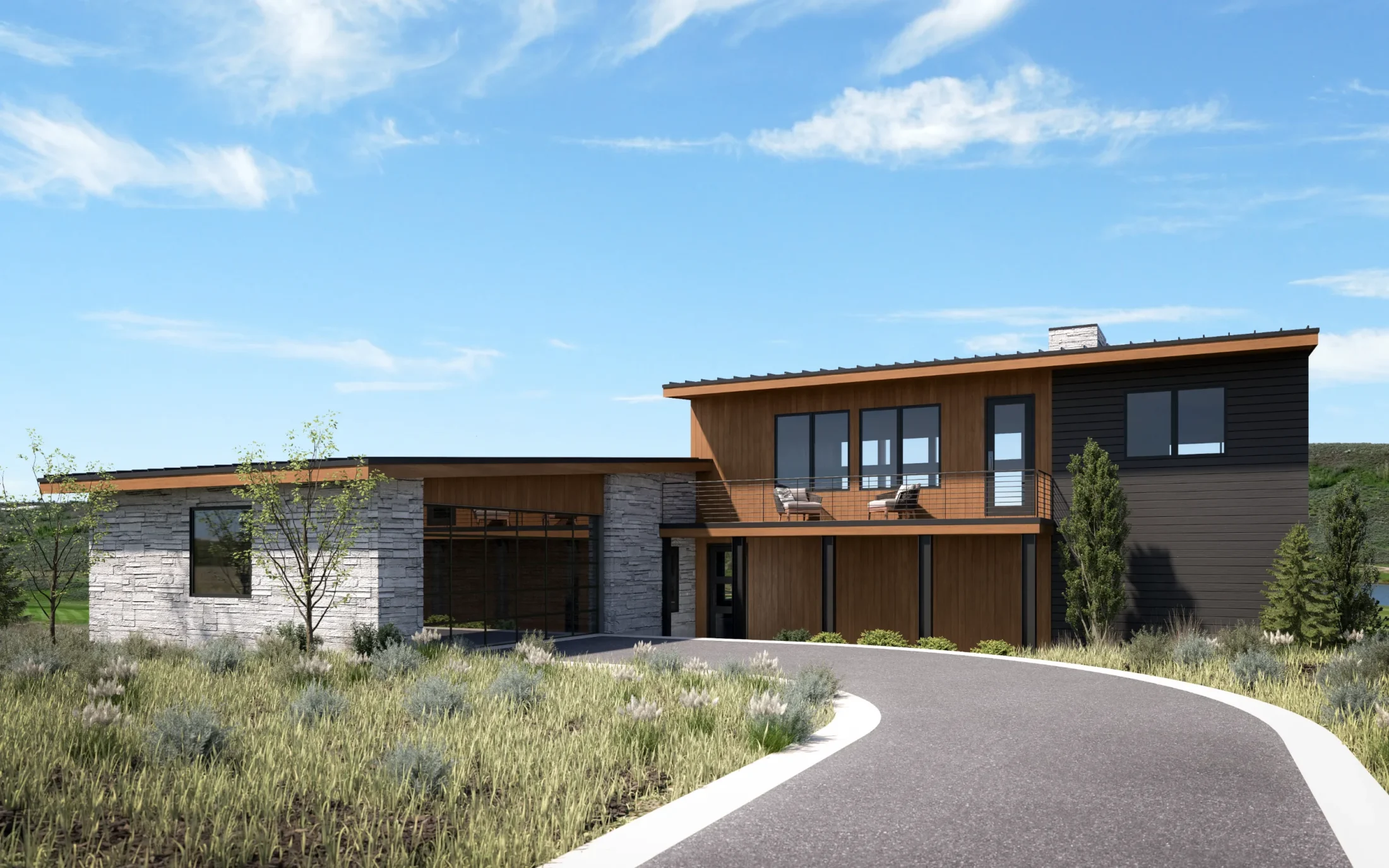 The Rothko front exterior rendering