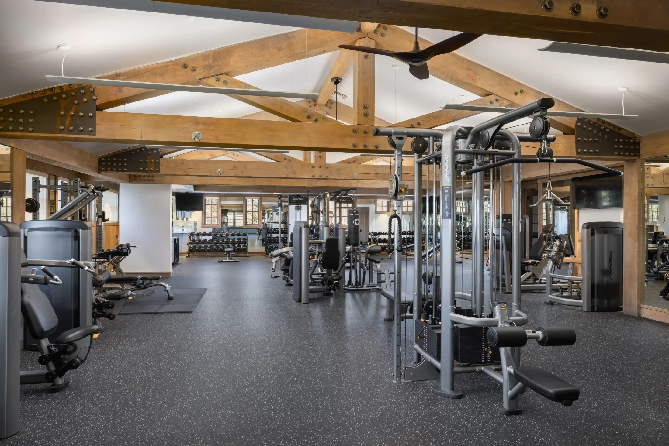 Gym at the Village Clubhouse in Promontory Club.