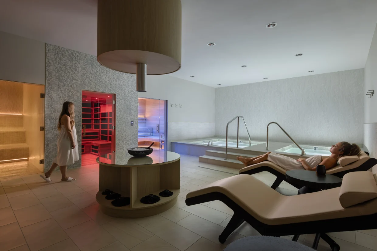 The Spa at Promontory Cold Plunge and saunas