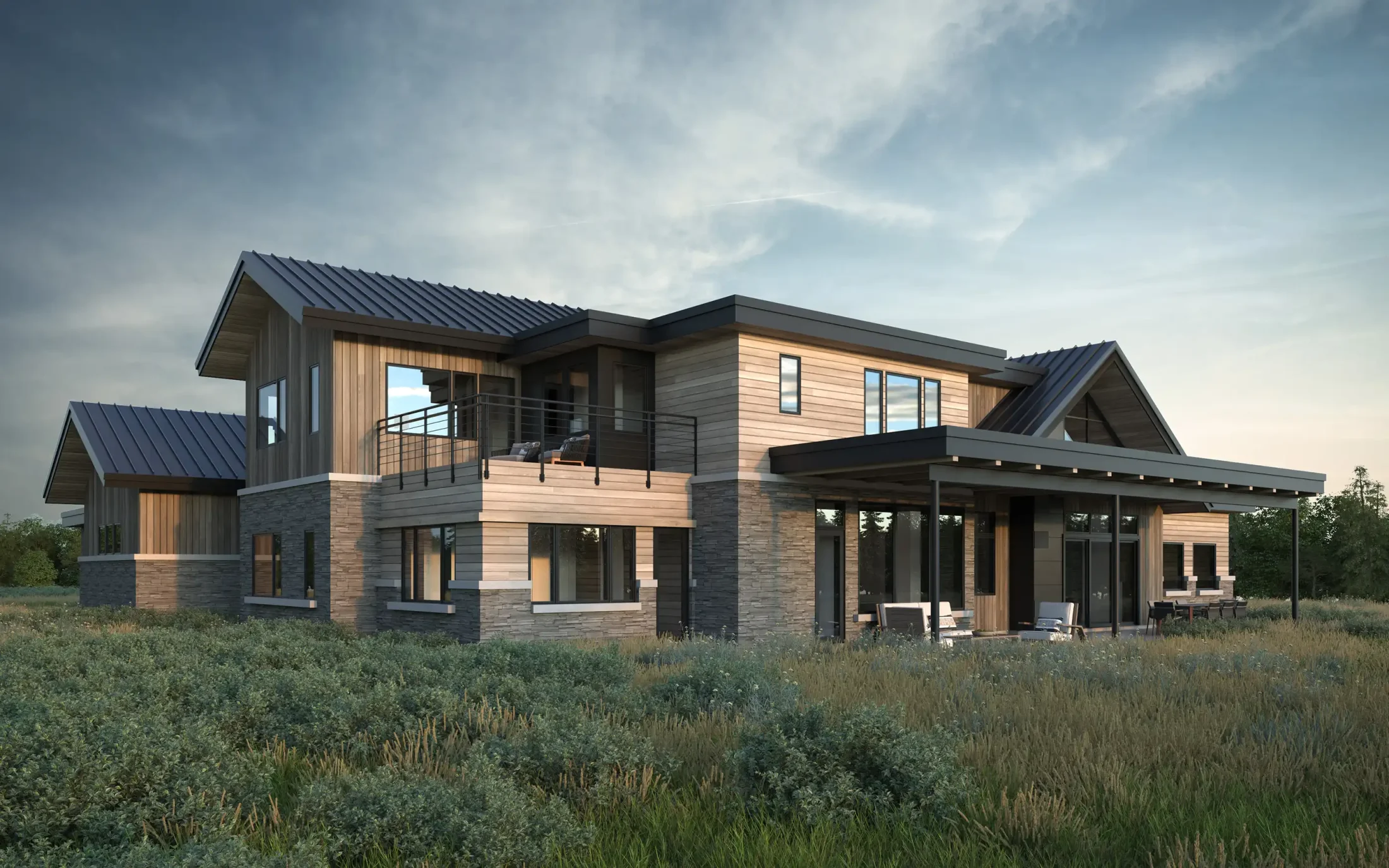 Rendering of the Jasmine from Promontory HOMES.